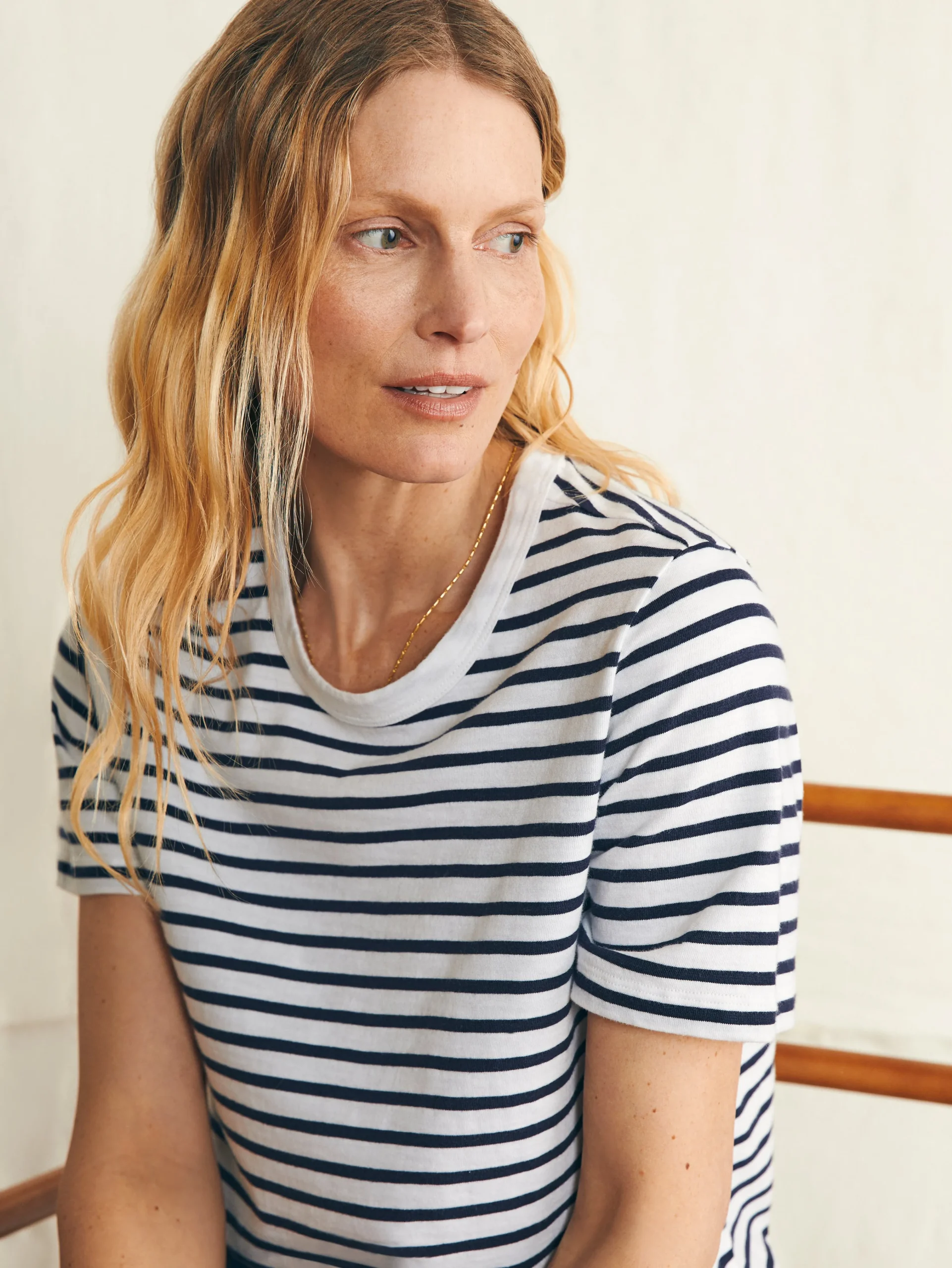 Sunwashed Crew Tee -*Faherty Brand Outlet