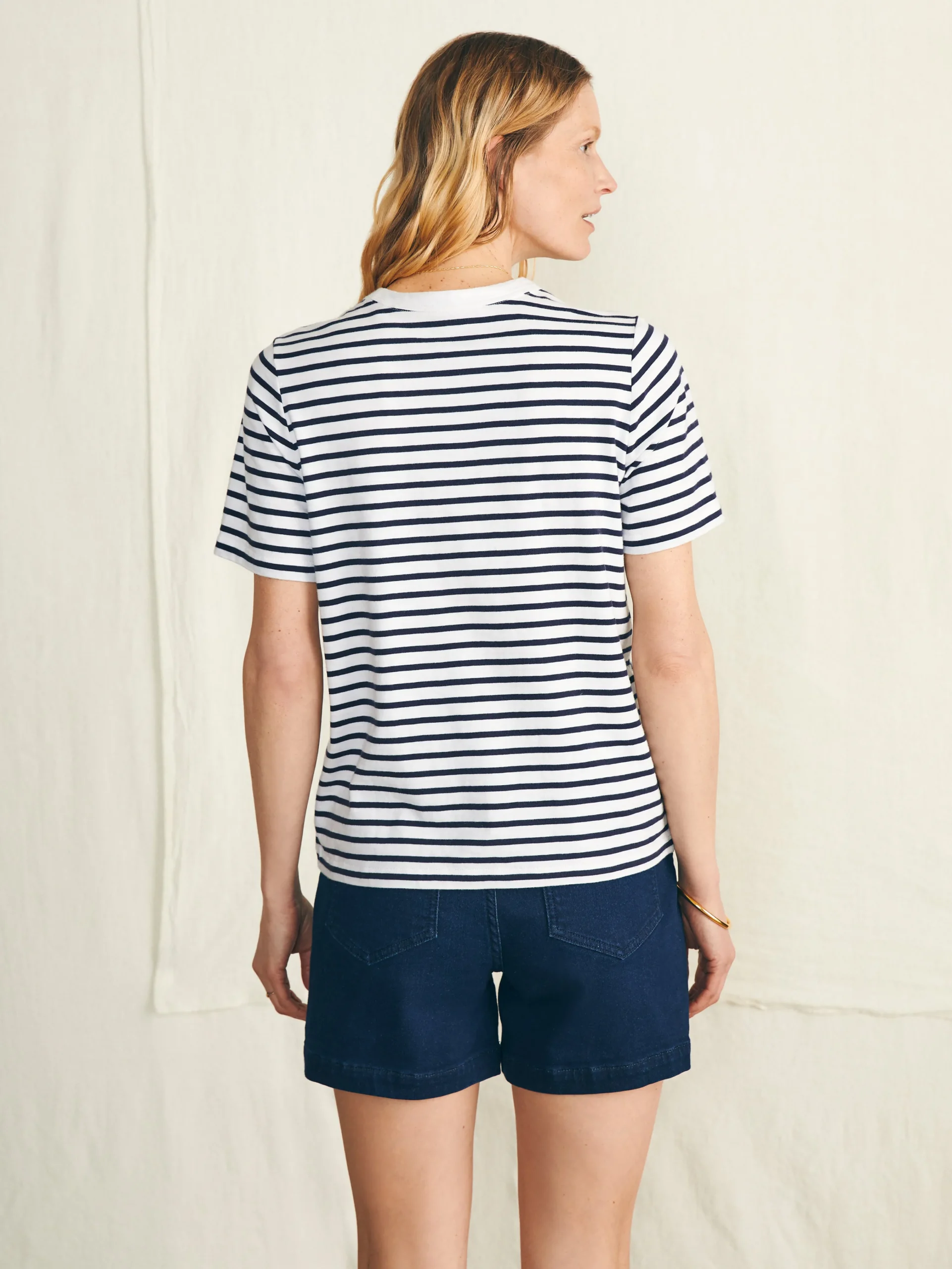 Sunwashed Crew Tee -*Faherty Brand Outlet