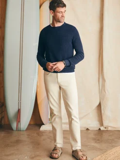 Sunwashed Crewneck Sweater -*Faherty Brand Outlet