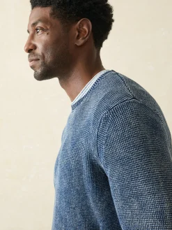 Sunwashed Crewneck Sweater -*Faherty Brand Outlet
