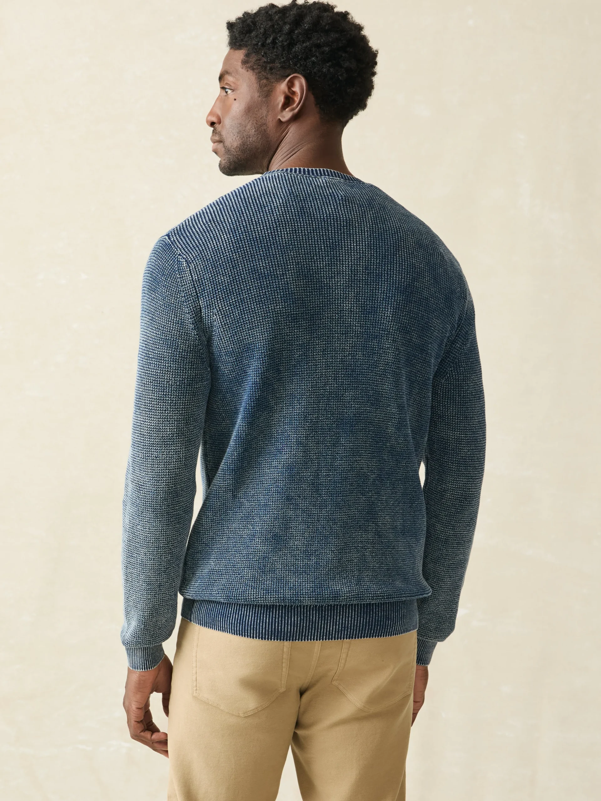 Sunwashed Crewneck Sweater -*Faherty Brand Outlet
