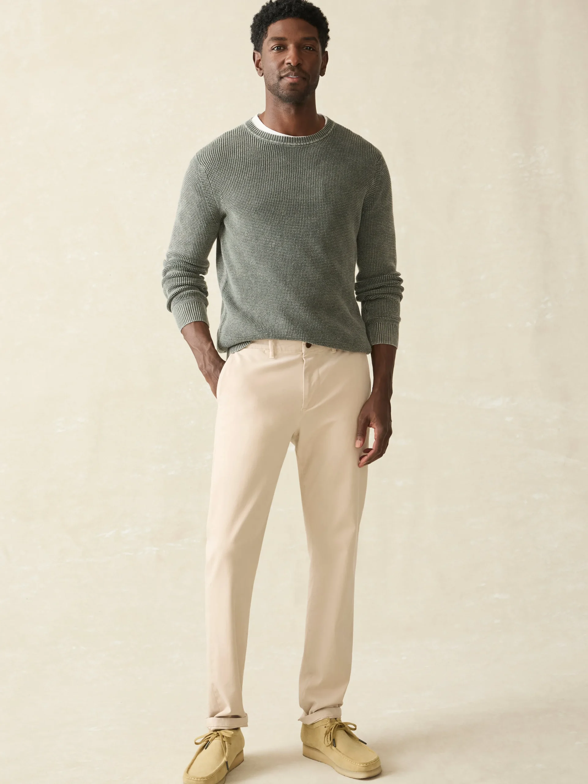 Sunwashed Crewneck Sweater -*Faherty Brand Online
