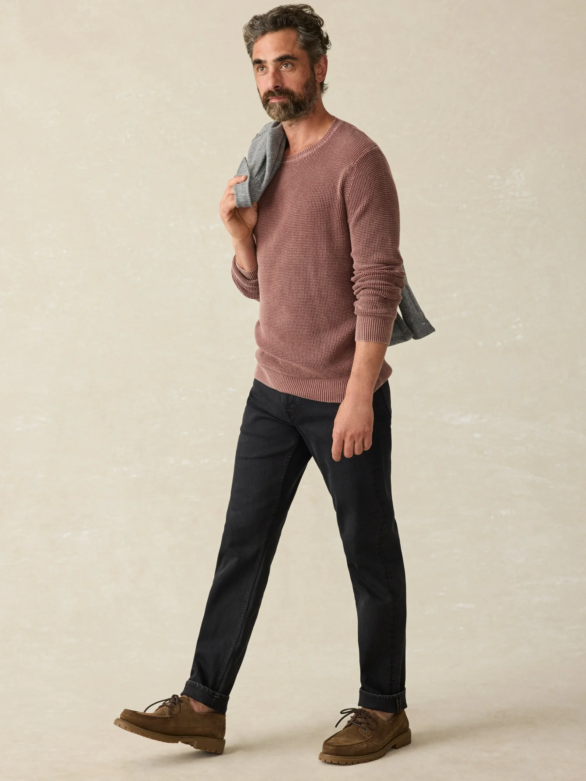 Sunwashed Crewneck Sweater -*Faherty Brand New