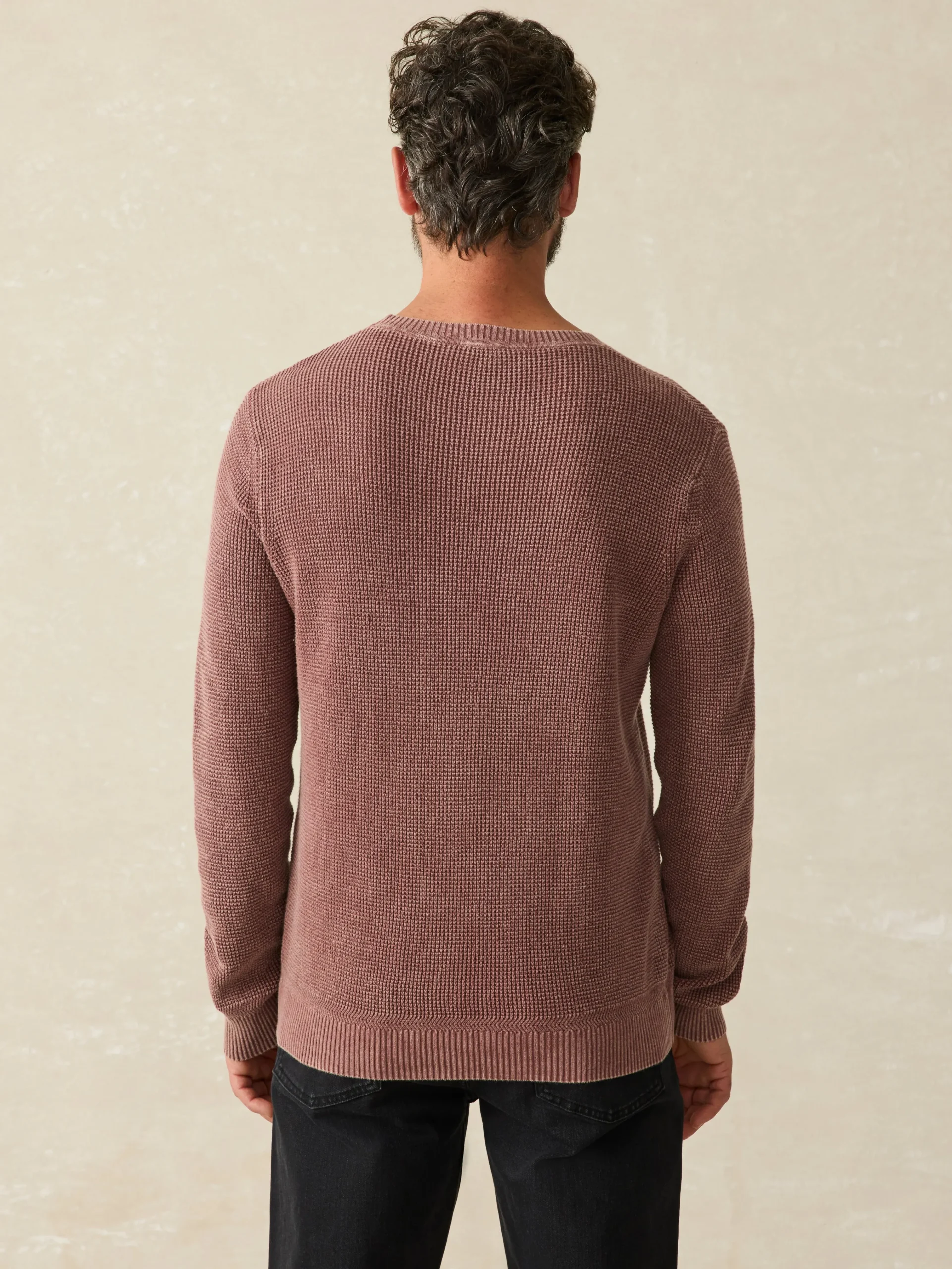 Sunwashed Crewneck Sweater -*Faherty Brand New