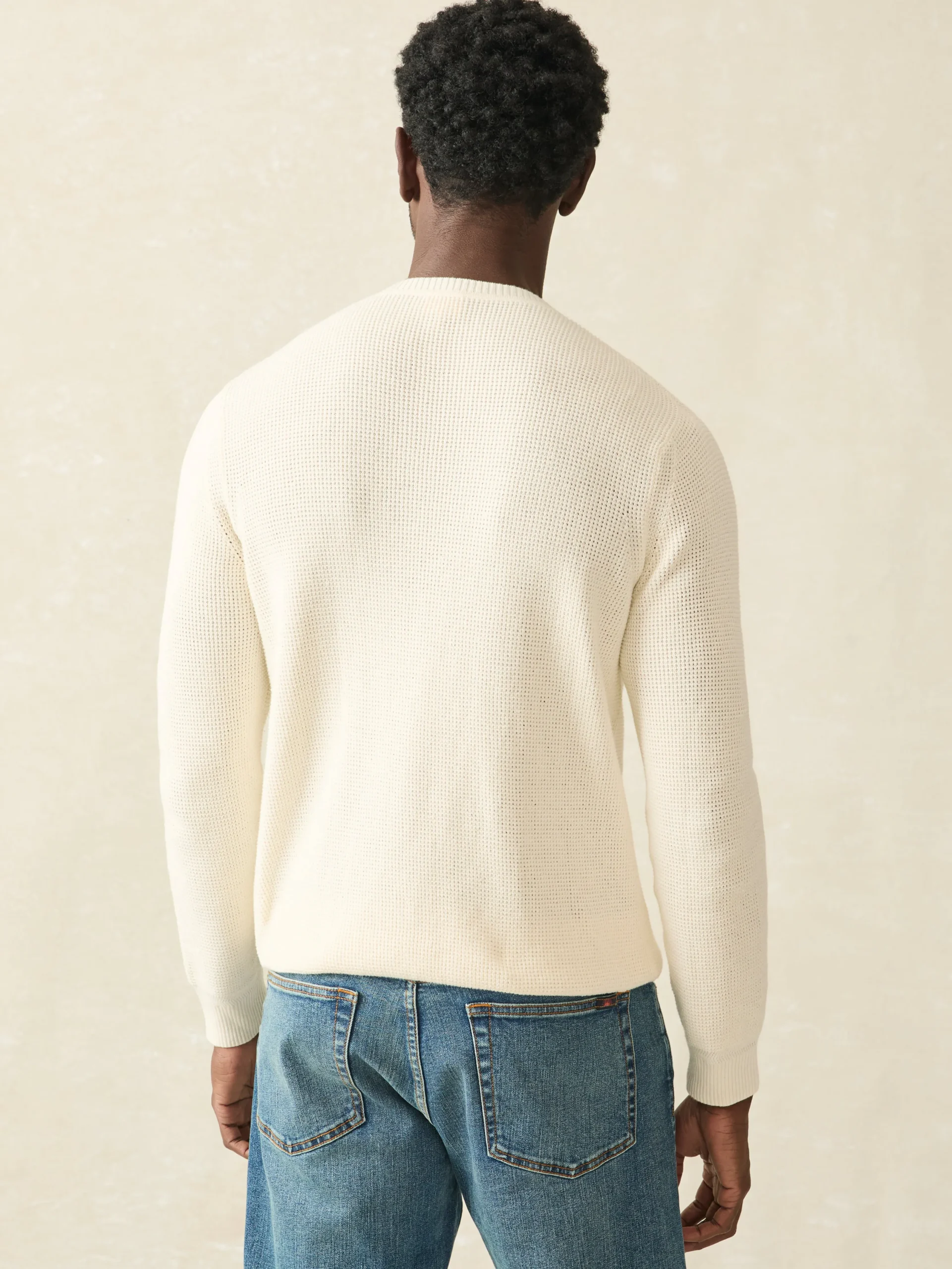 Sunwashed Crewneck Sweater -*Faherty Brand Hot