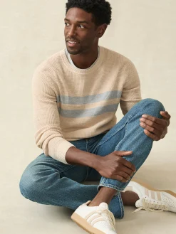 Sunwashed Crewneck Sweater -*Faherty Brand Sale