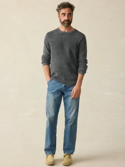 Sunwashed Crewneck Sweater (Tall) -*Faherty Brand Best