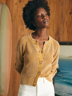 Sunwashed Fisherman Cardigan -*Faherty Brand Outlet