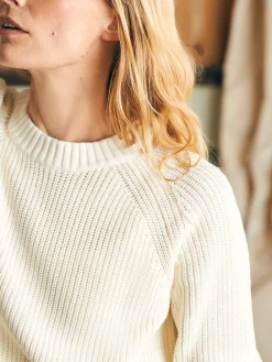 Sunwashed Fisherman Crew Sweater -*Faherty Brand Online