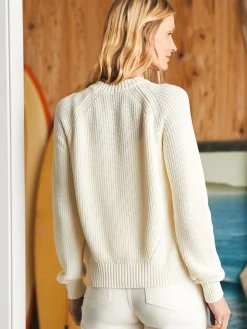 Sunwashed Fisherman Crew Sweater -*Faherty Brand Online