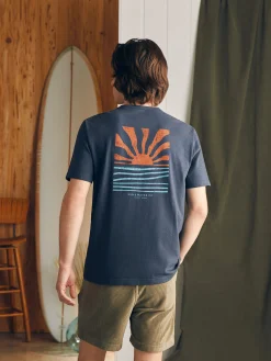 Sunwashed Graphic Tee -*Faherty Brand Outlet