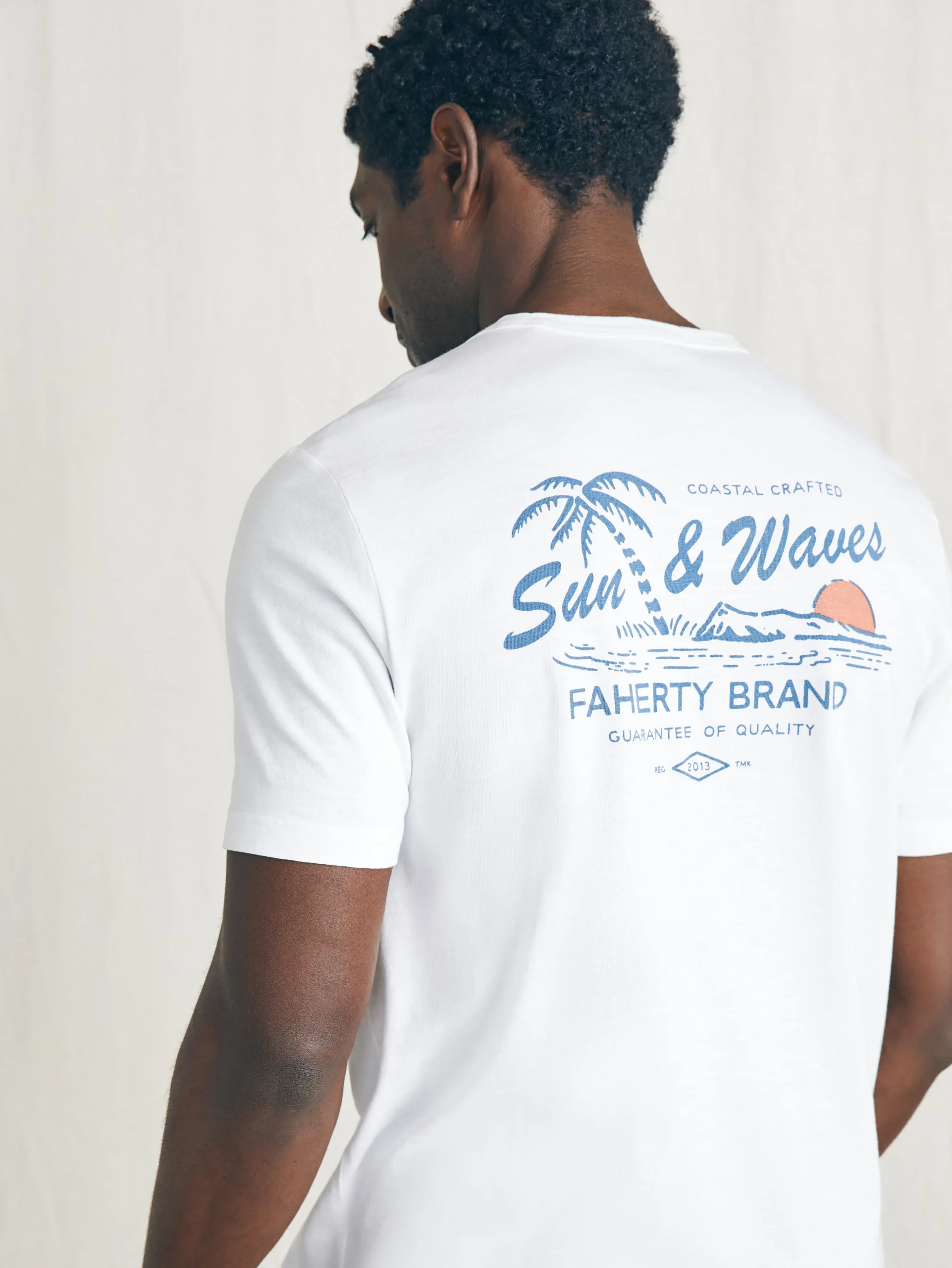 Sunwashed Graphic Tee -*Faherty Brand Online