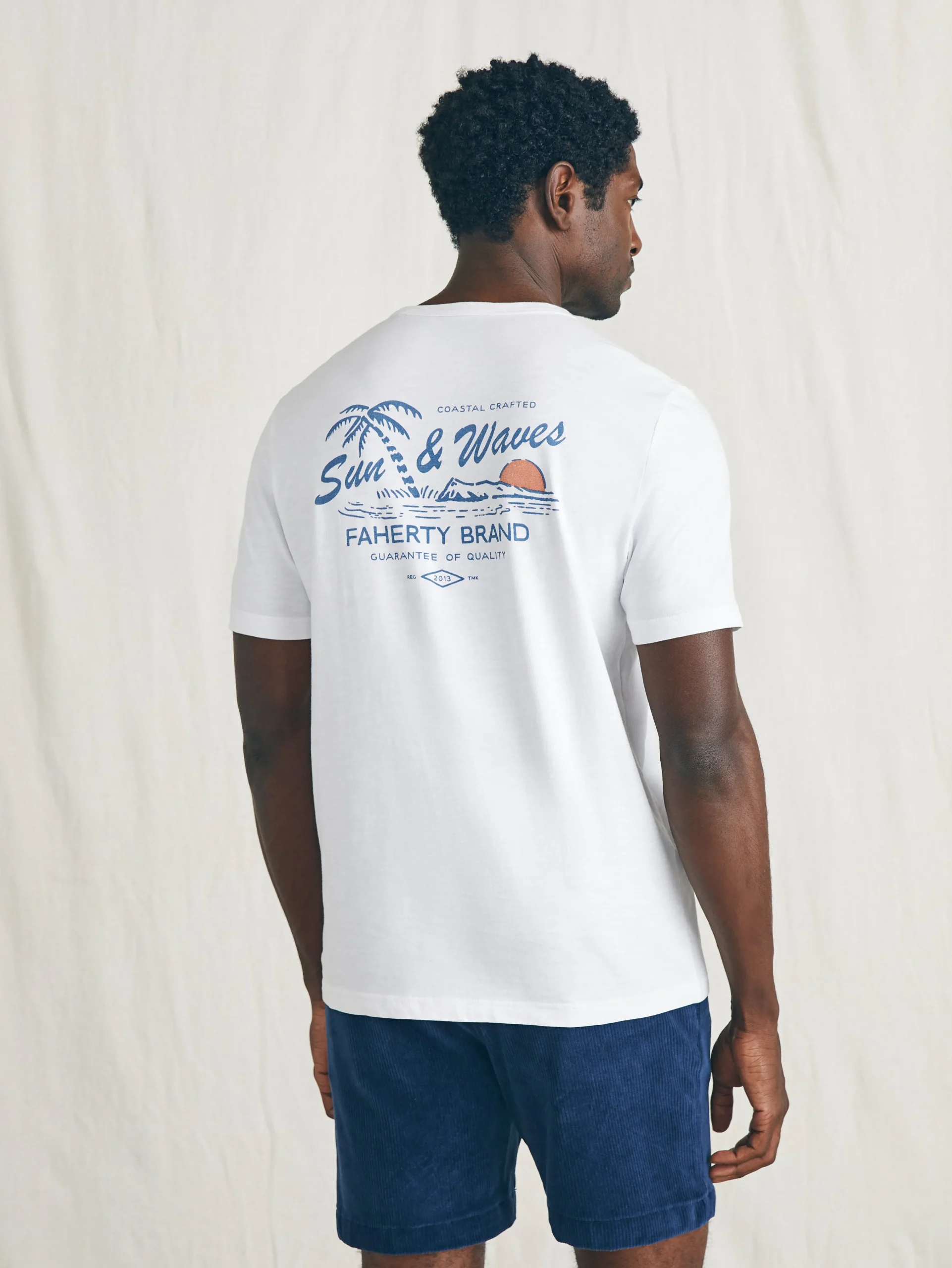 Sunwashed Graphic Tee -*Faherty Brand Online