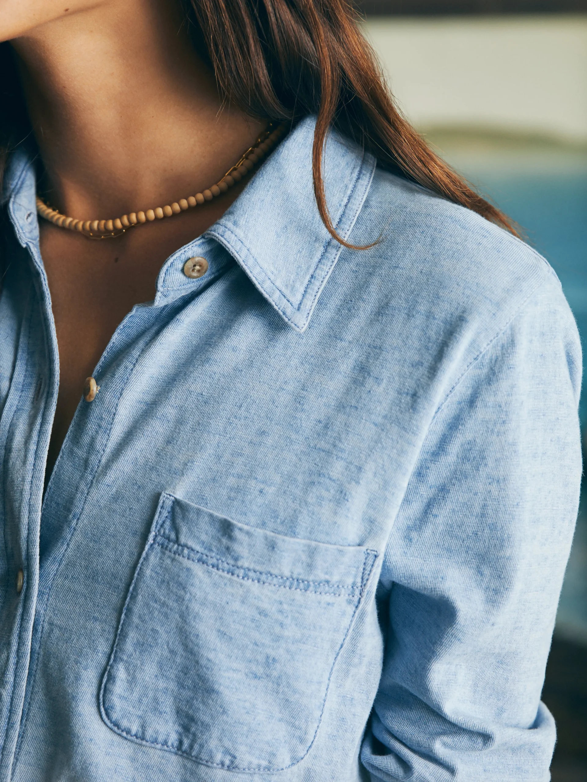 Sunwashed Knit Shirt -*Faherty Brand Best