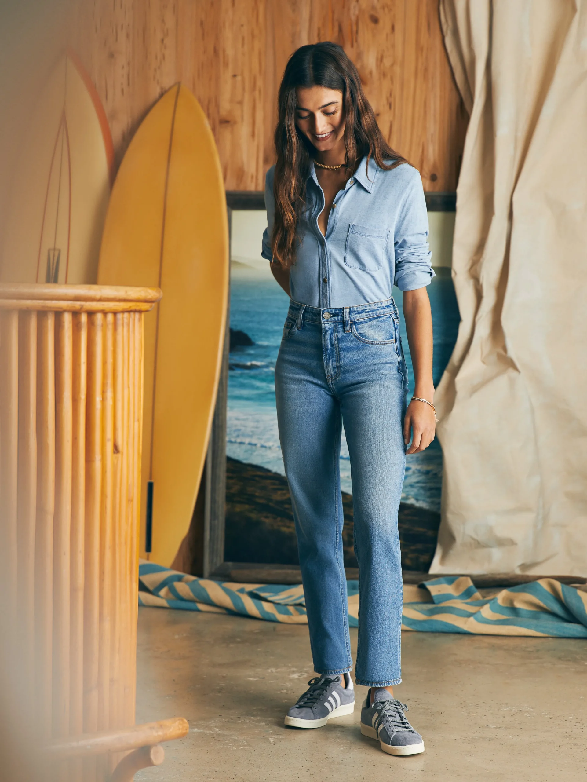 Sunwashed Knit Shirt -*Faherty Brand Best
