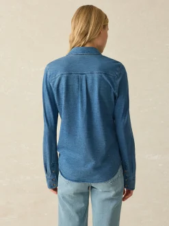 Sunwashed Knit Shirt -*Faherty Brand