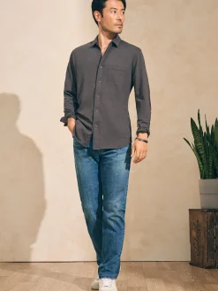 Sunwashed Knit Shirt (Single Pocket) -*Faherty Brand Best