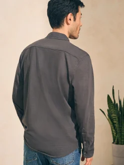 Sunwashed Knit Shirt (Single Pocket) -*Faherty Brand Best