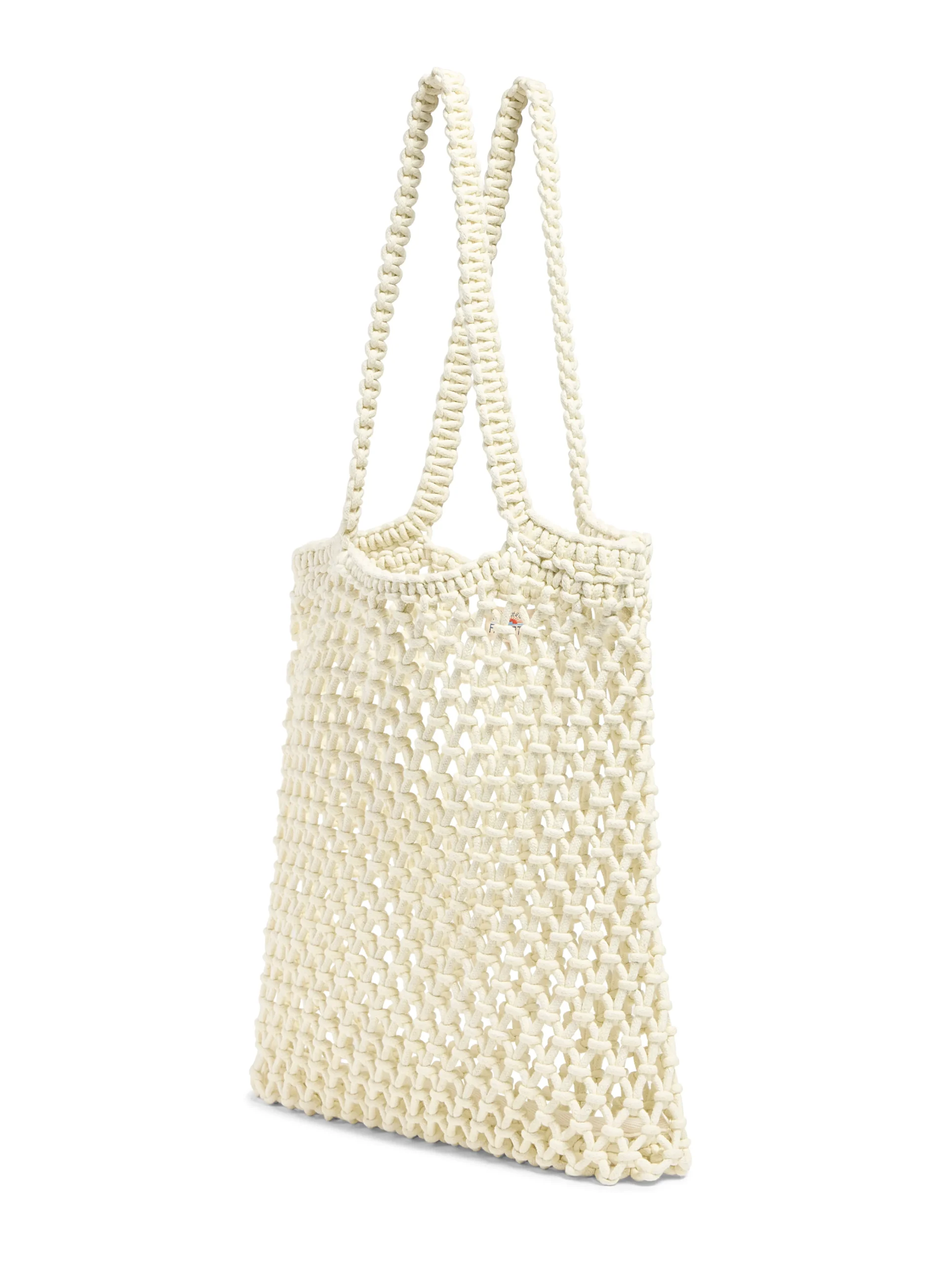 Sunwashed Macrame Tote -*Faherty Brand Online