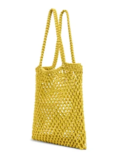 Sunwashed Macrame Tote -*Faherty Brand Discount
