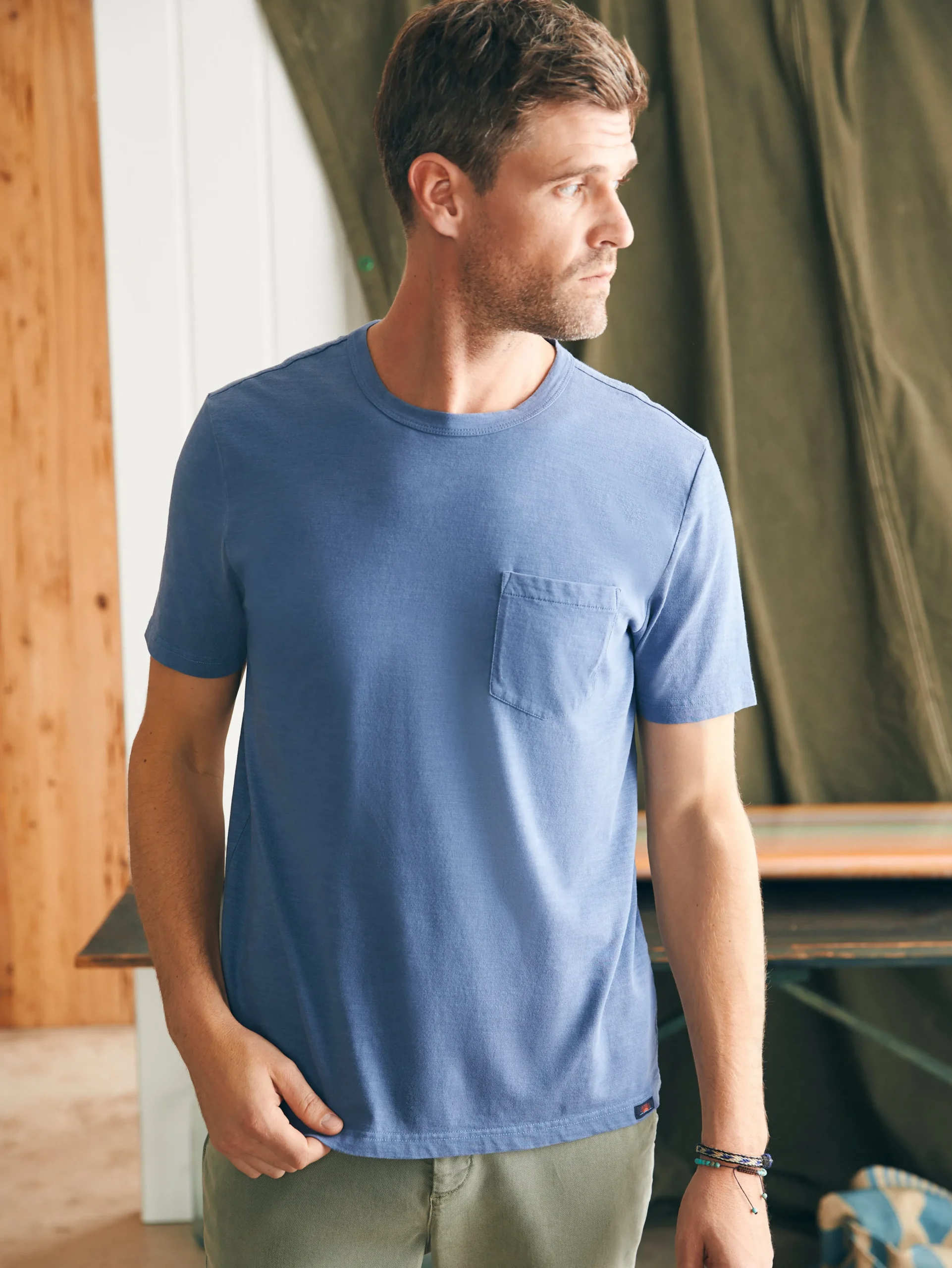 Sunwashed Pocket Tee -*Faherty Brand Sale