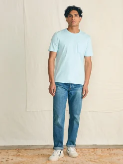 Sunwashed Pocket Tee -*Faherty Brand Clearance
