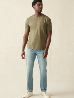 Sunwashed Pocket Tee -*Faherty Brand New
