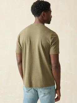 Sunwashed Pocket Tee -*Faherty Brand New