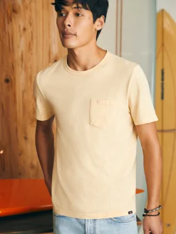 Sunwashed Pocket Tee -*Faherty Brand Best