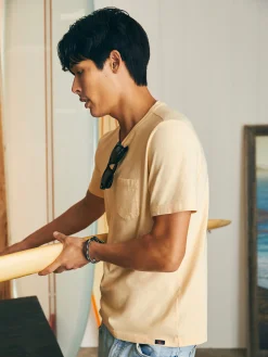 Sunwashed Pocket Tee -*Faherty Brand Best