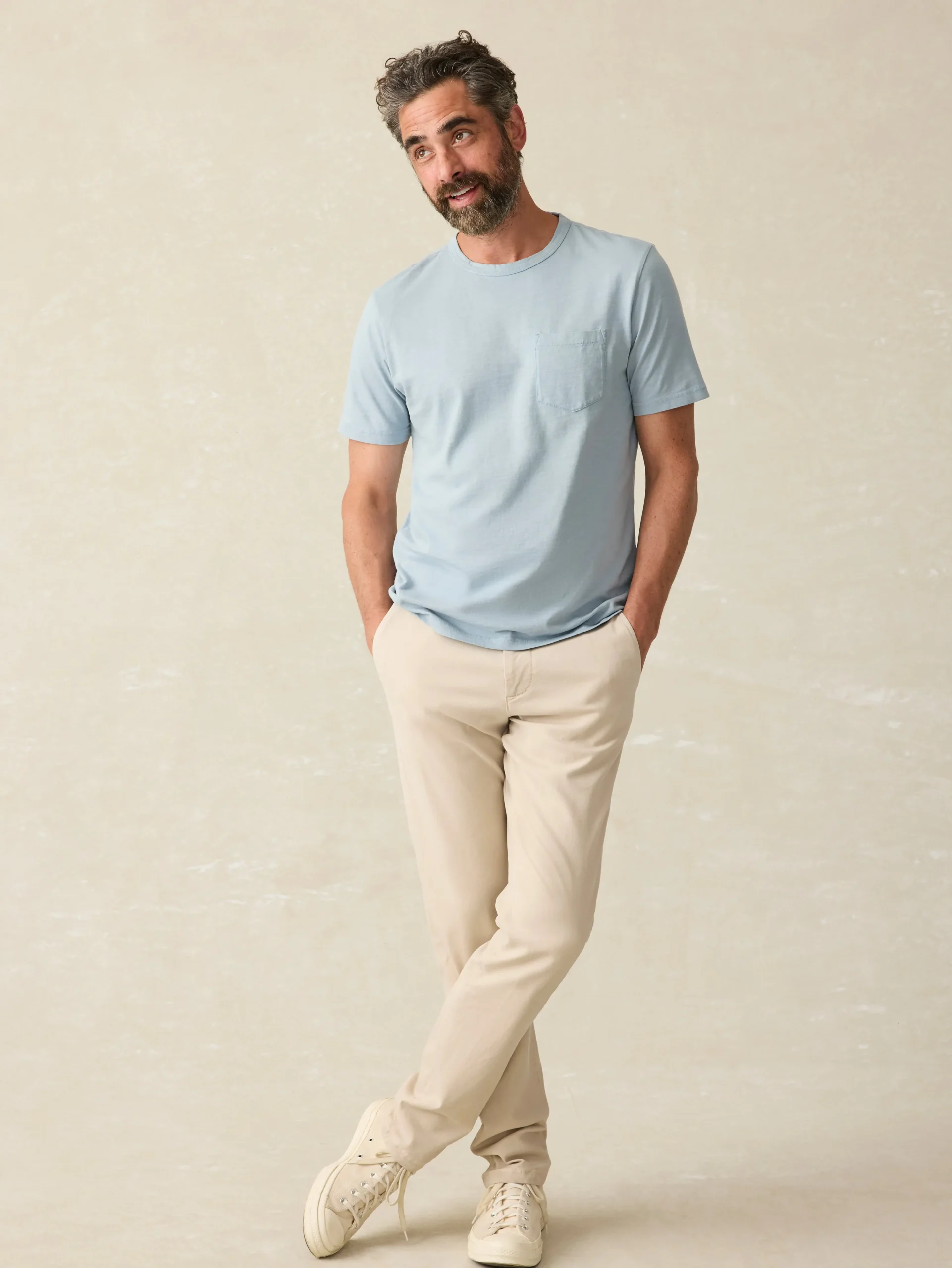 Sunwashed Pocket Tee (Tall) -*Faherty Brand Discount