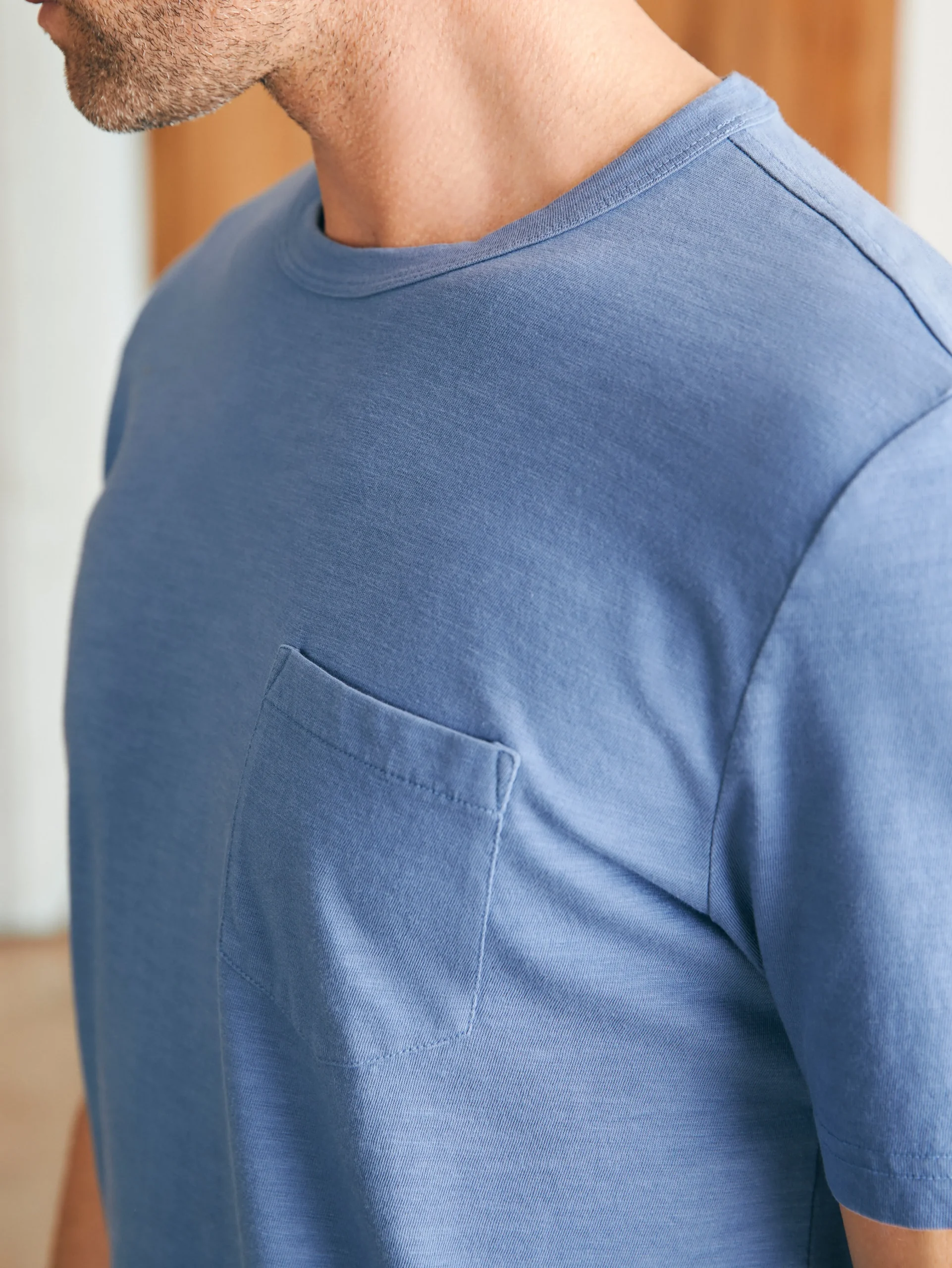 Sunwashed Pocket Tee (Tall) -*Faherty Brand Outlet