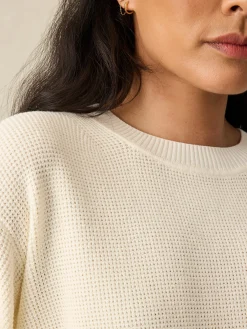 Sunwashed Relaxed Sweater -*Faherty Brand New