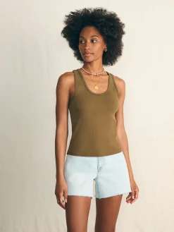 Sunwashed Rib Tank -*Faherty Brand Online