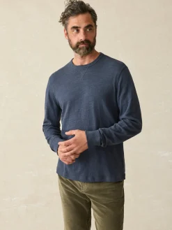 Sunwashed Slub Crew (Tall) -*Faherty Brand New