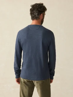 Sunwashed Slub Crew (Tall) -*Faherty Brand New