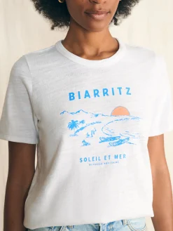 Sunwashed Slub Graphic Tee -*Faherty Brand Best