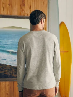 Sunwashed Slub Henley -*Faherty Brand Online