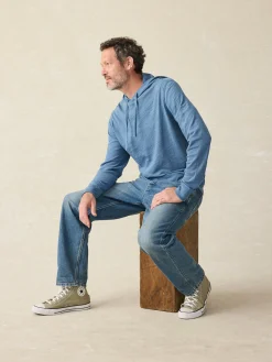 Sunwashed Slub Hoodie -*Faherty Brand