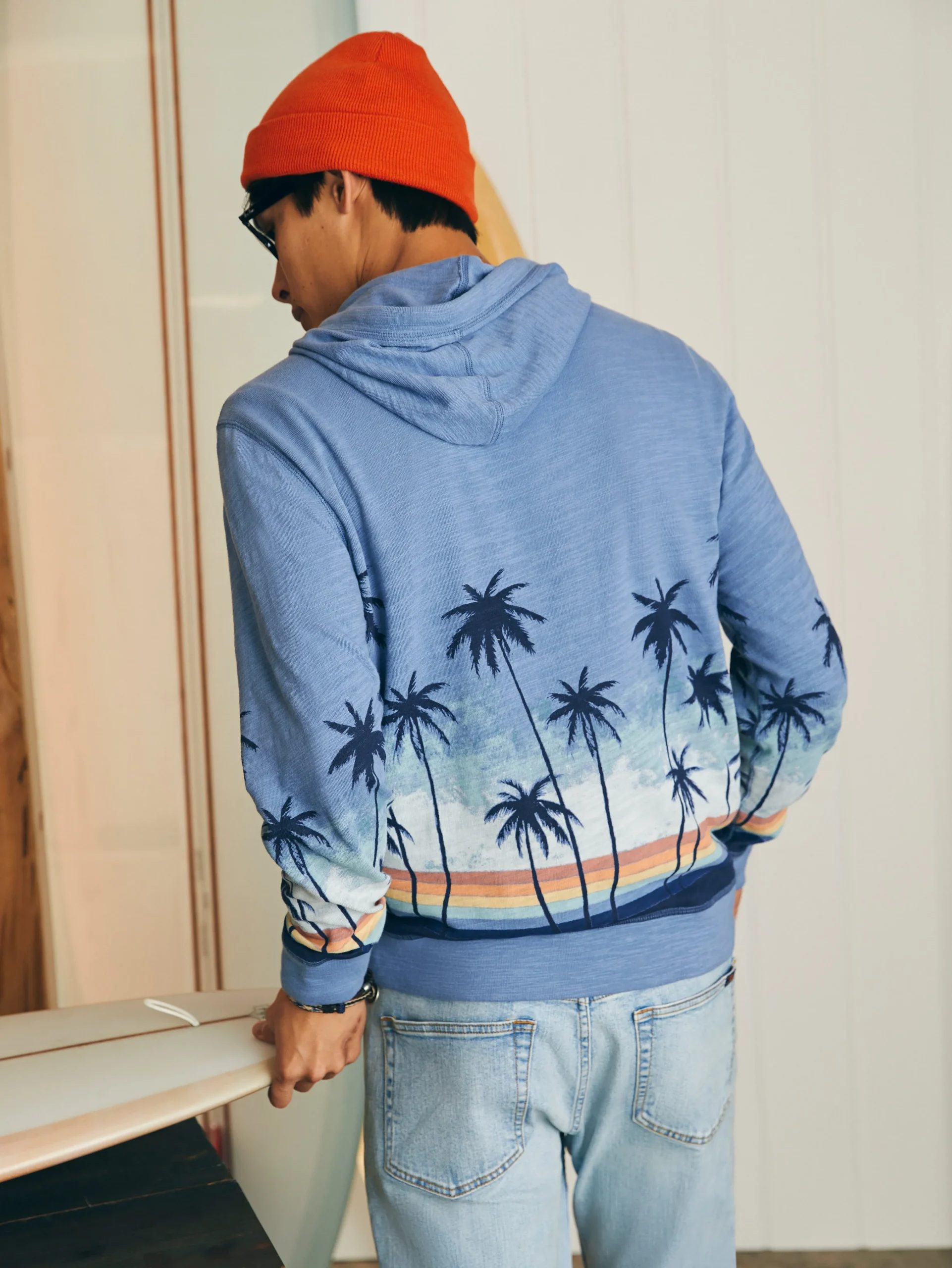 Sunwashed Slub Hoodie -*Faherty Brand Sale