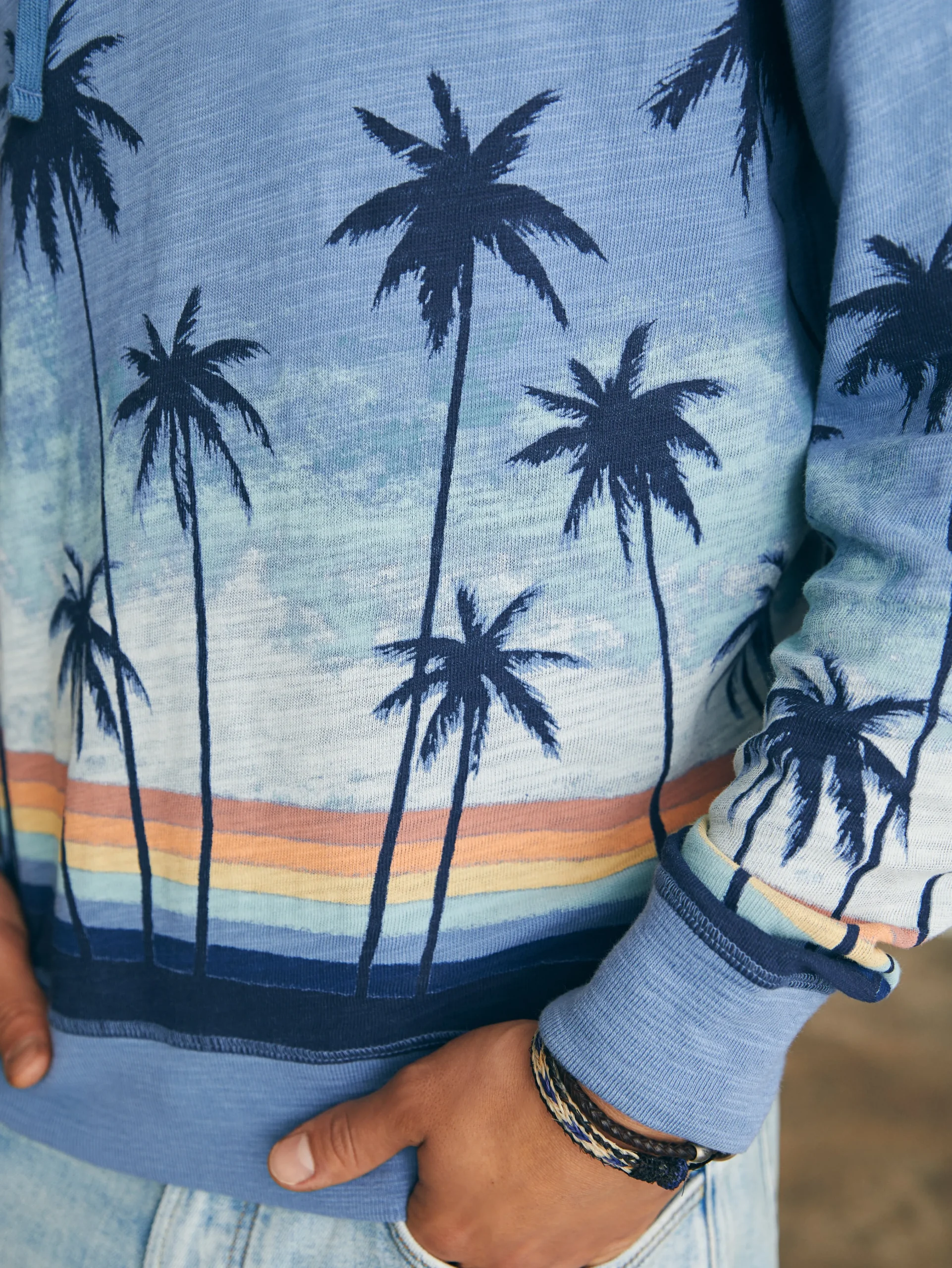 Sunwashed Slub Hoodie -*Faherty Brand Sale