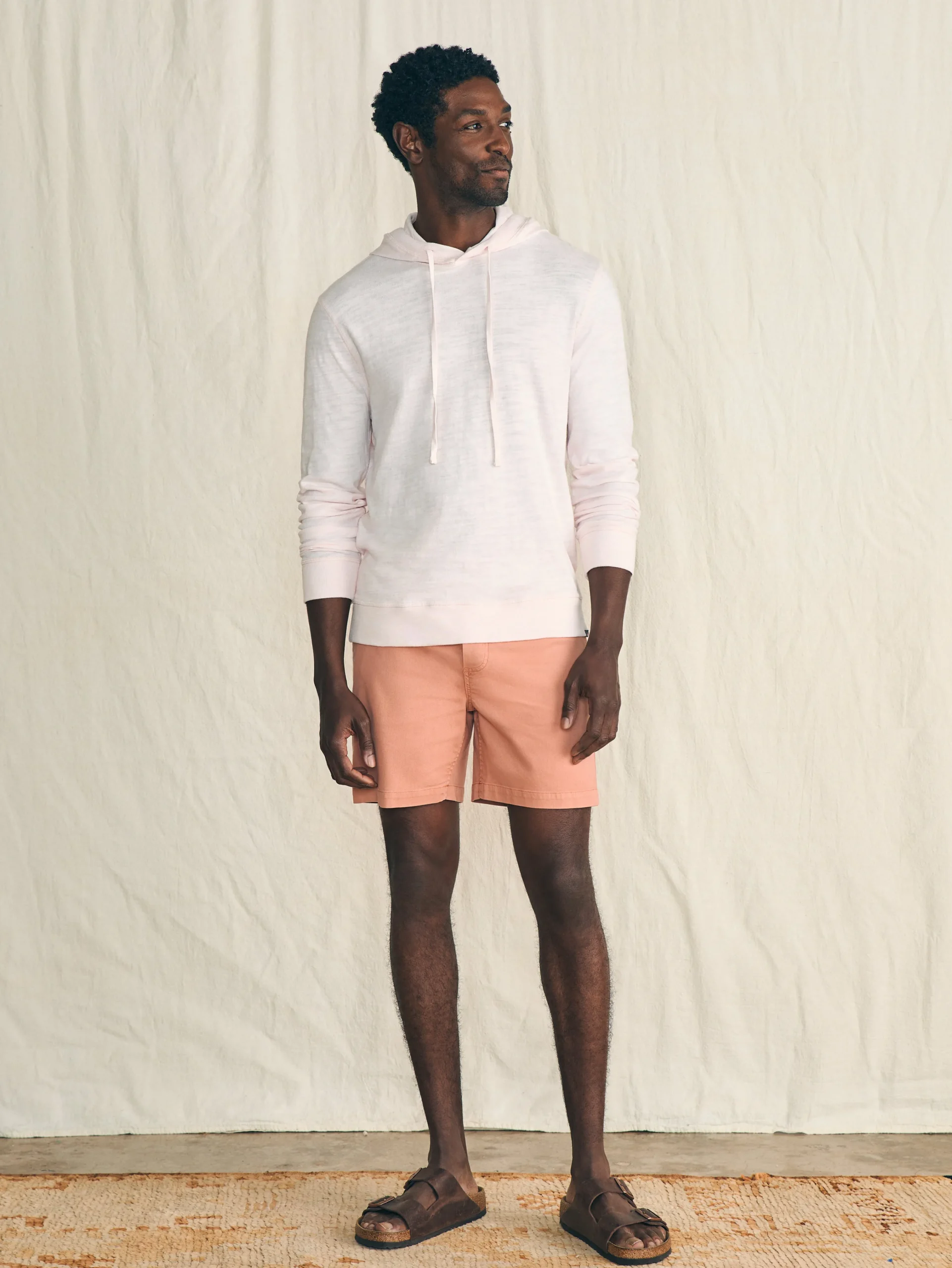 Sunwashed Slub Hoodie -*Faherty Brand New