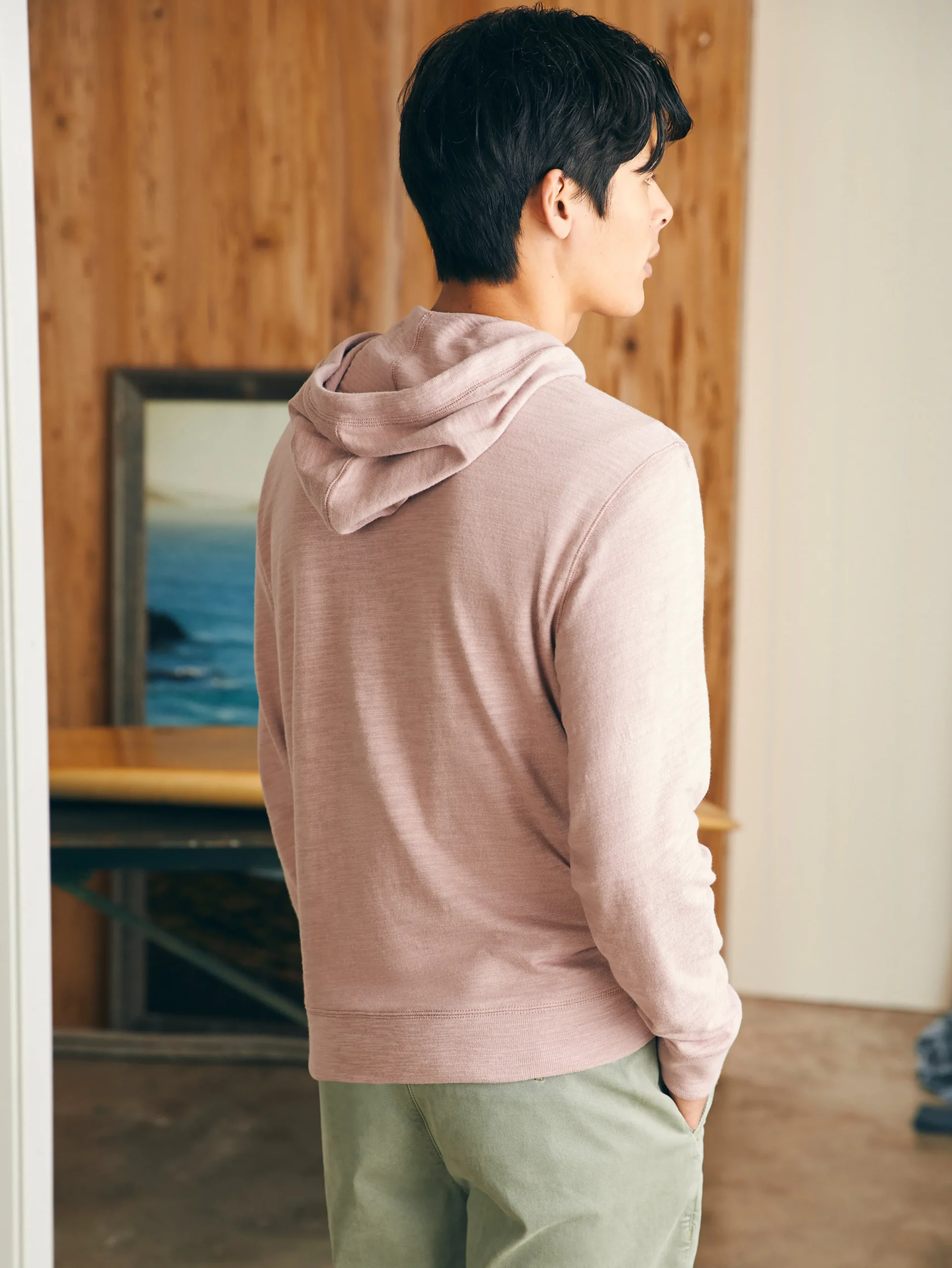 Sunwashed Slub Hoodie -*Faherty Brand New