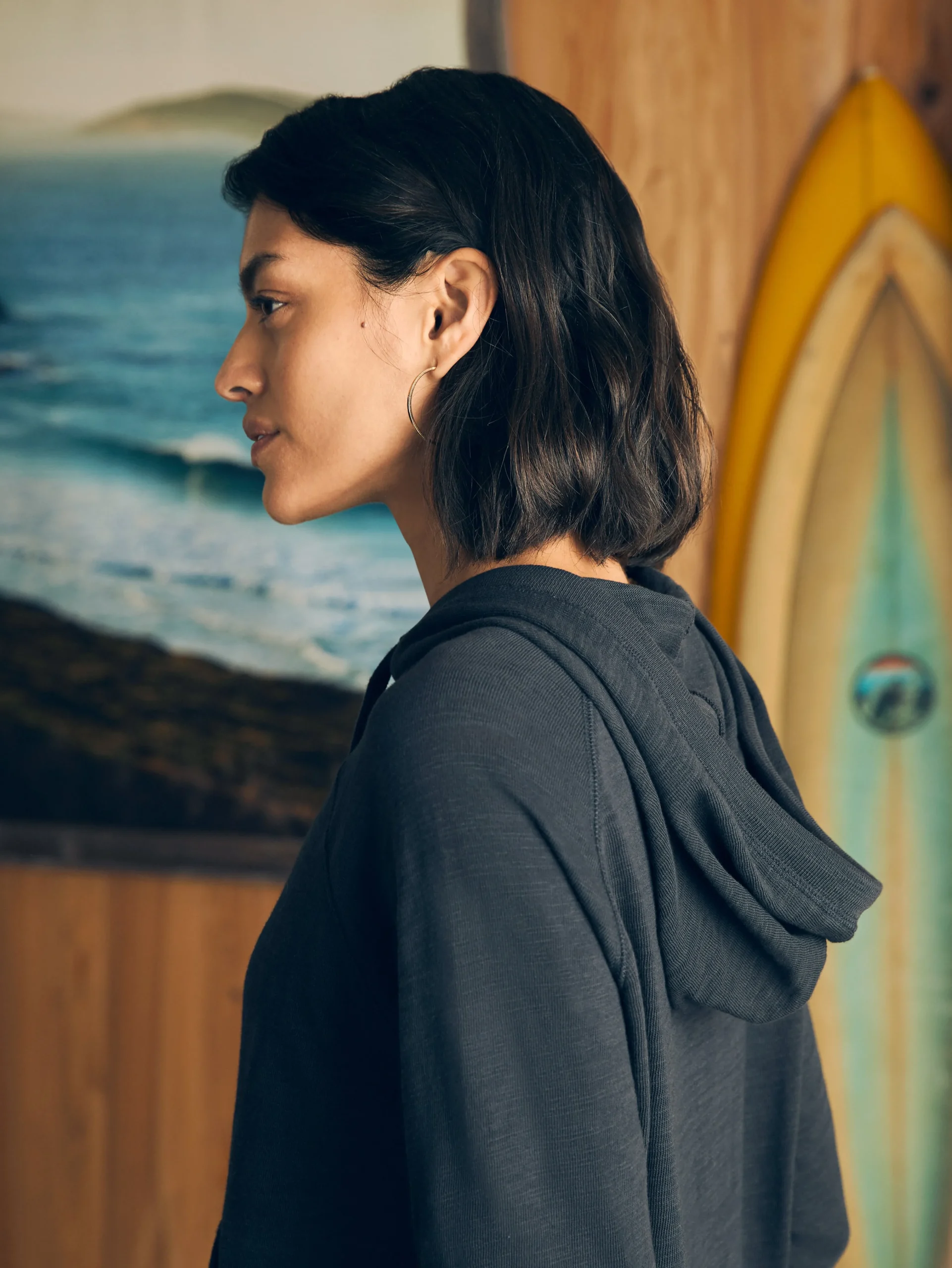 Sunwashed Slub Hoodie -*Faherty Brand Outlet