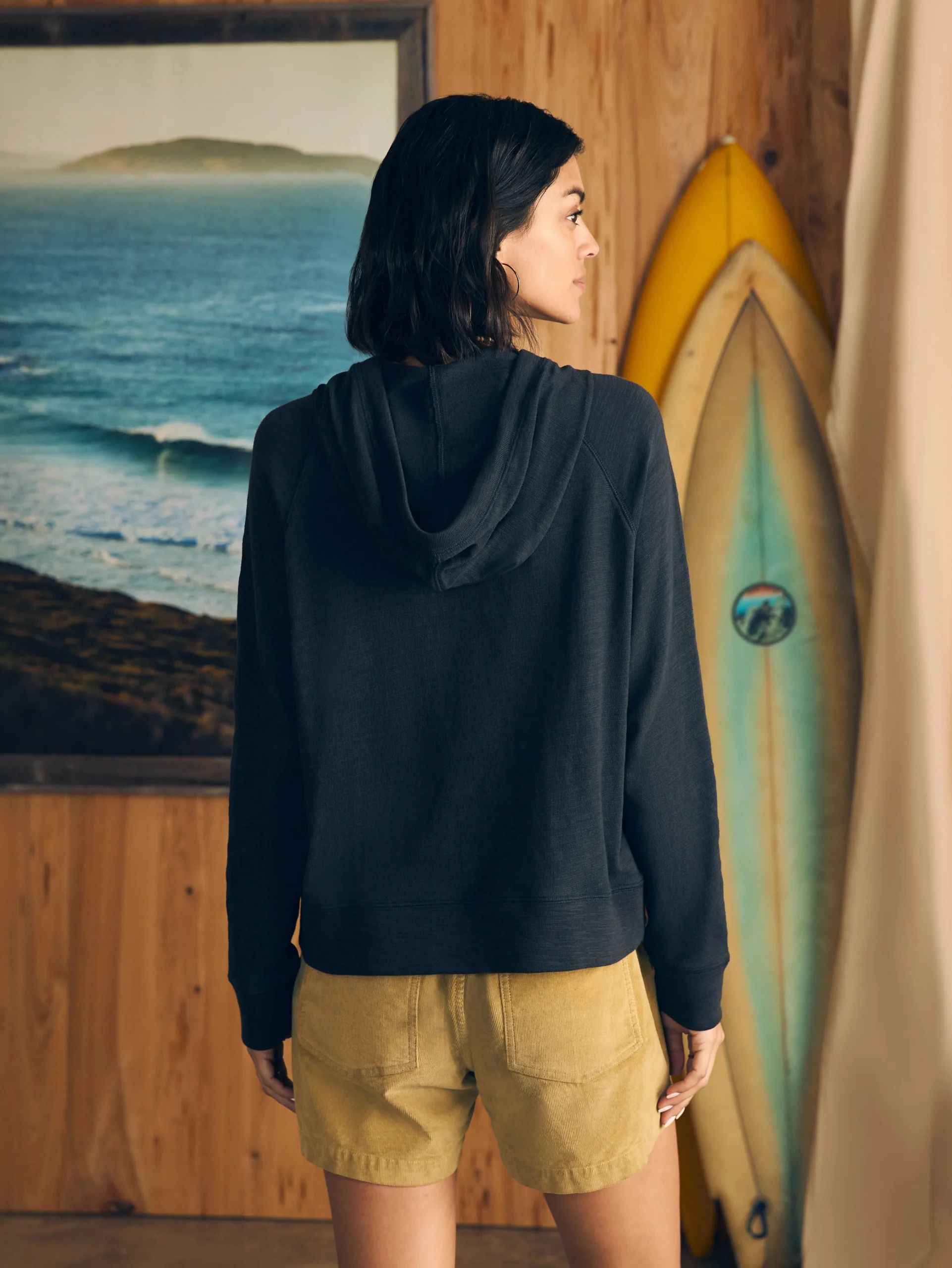 Sunwashed Slub Hoodie -*Faherty Brand Outlet