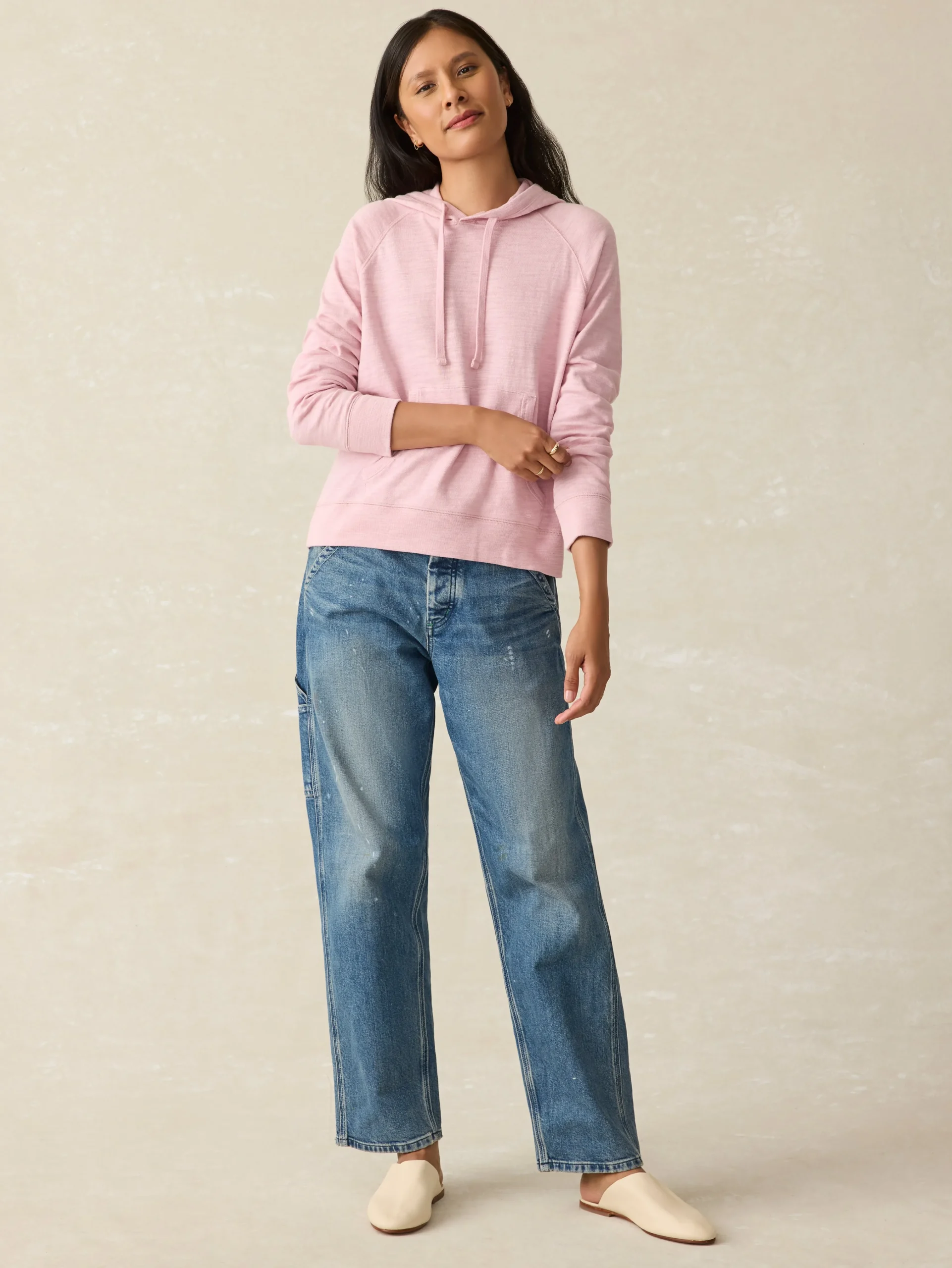 Sunwashed Slub Hoodie -*Faherty Brand Clearance