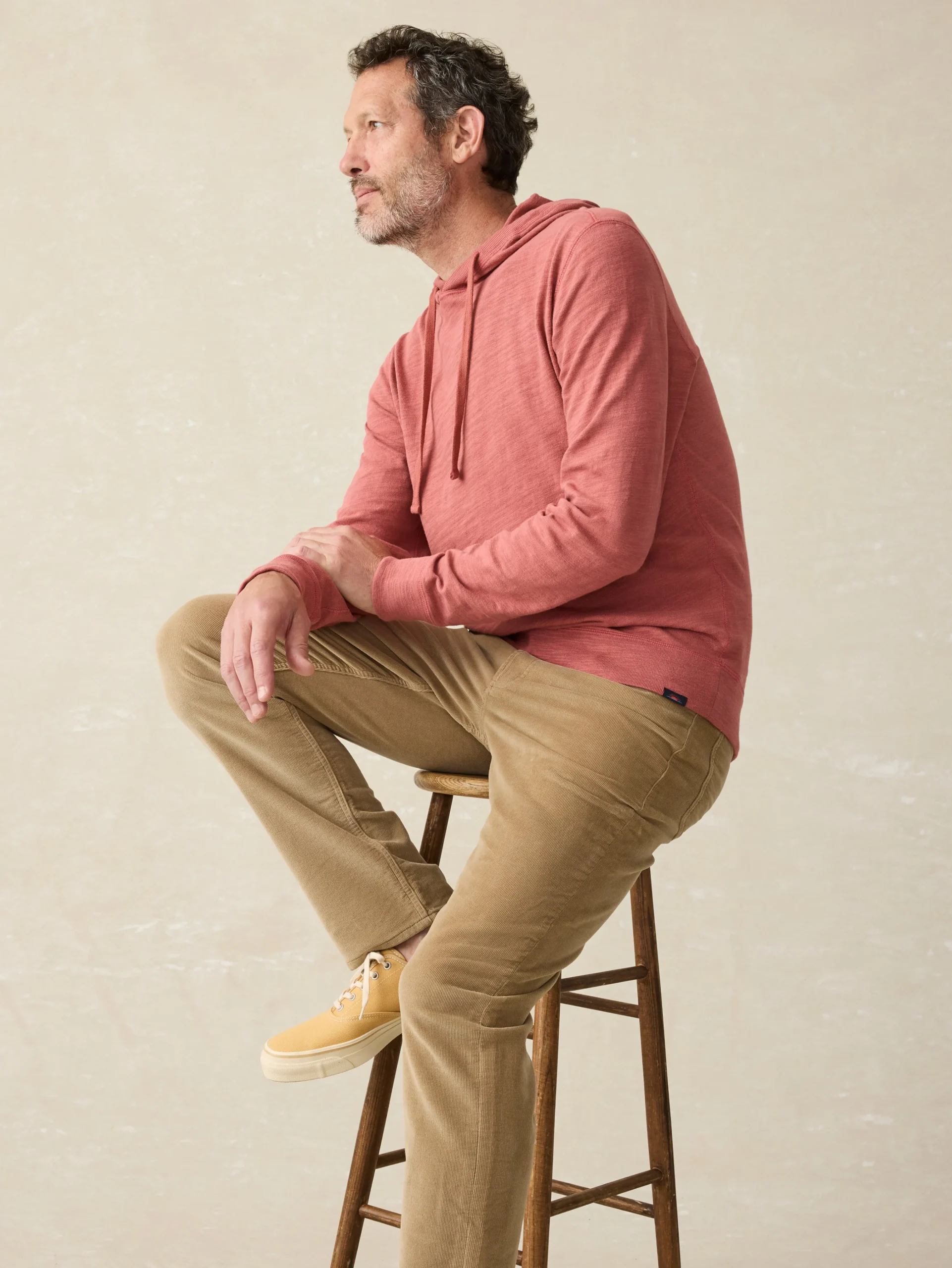 Sunwashed Slub Hoodie (Tall) -*Faherty Brand Hot