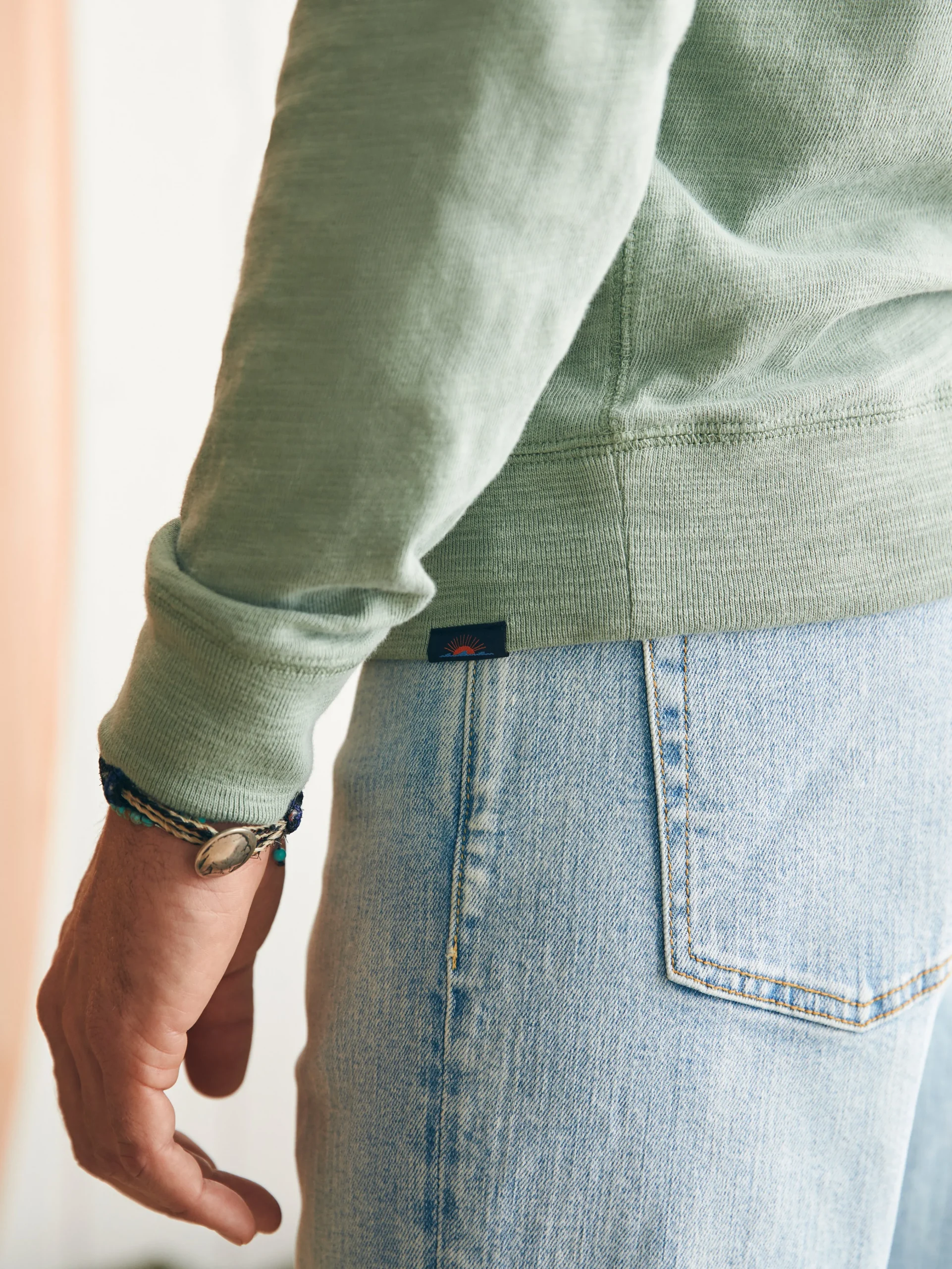 Sunwashed Slub Hoodie (Tall) -*Faherty Brand Discount