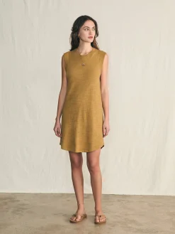 Sunwashed Slub Muscle Dress -*Faherty Brand Online