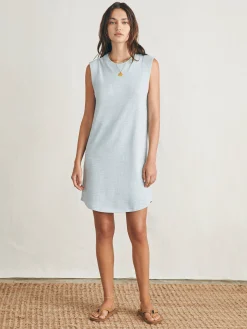 Sunwashed Slub Muscle Dress -*Faherty Brand New